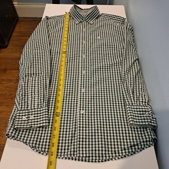 Southern Tide Men's Small Trim Fit Long Sleeve Button Down Plaid Shirt - Picture 13 of 15